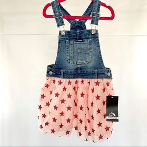 3/$15🌷sale! Overall bib dress